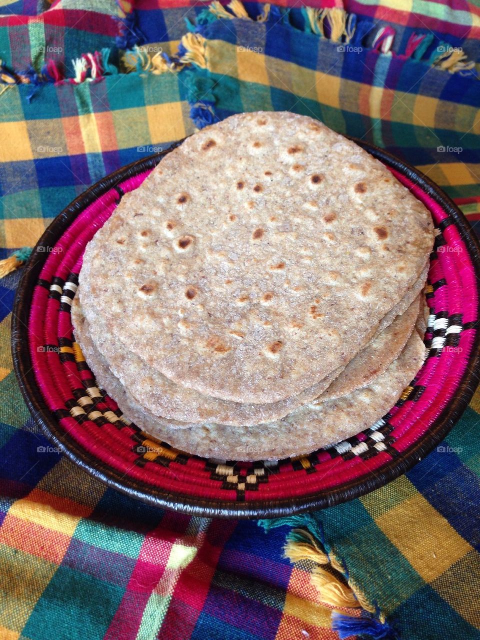 Whole grain tortillas