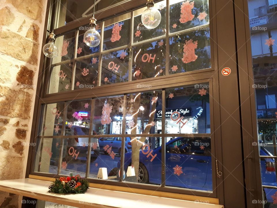 Christmas window