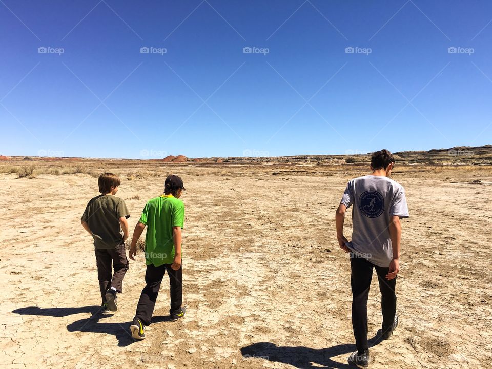 Desert hike