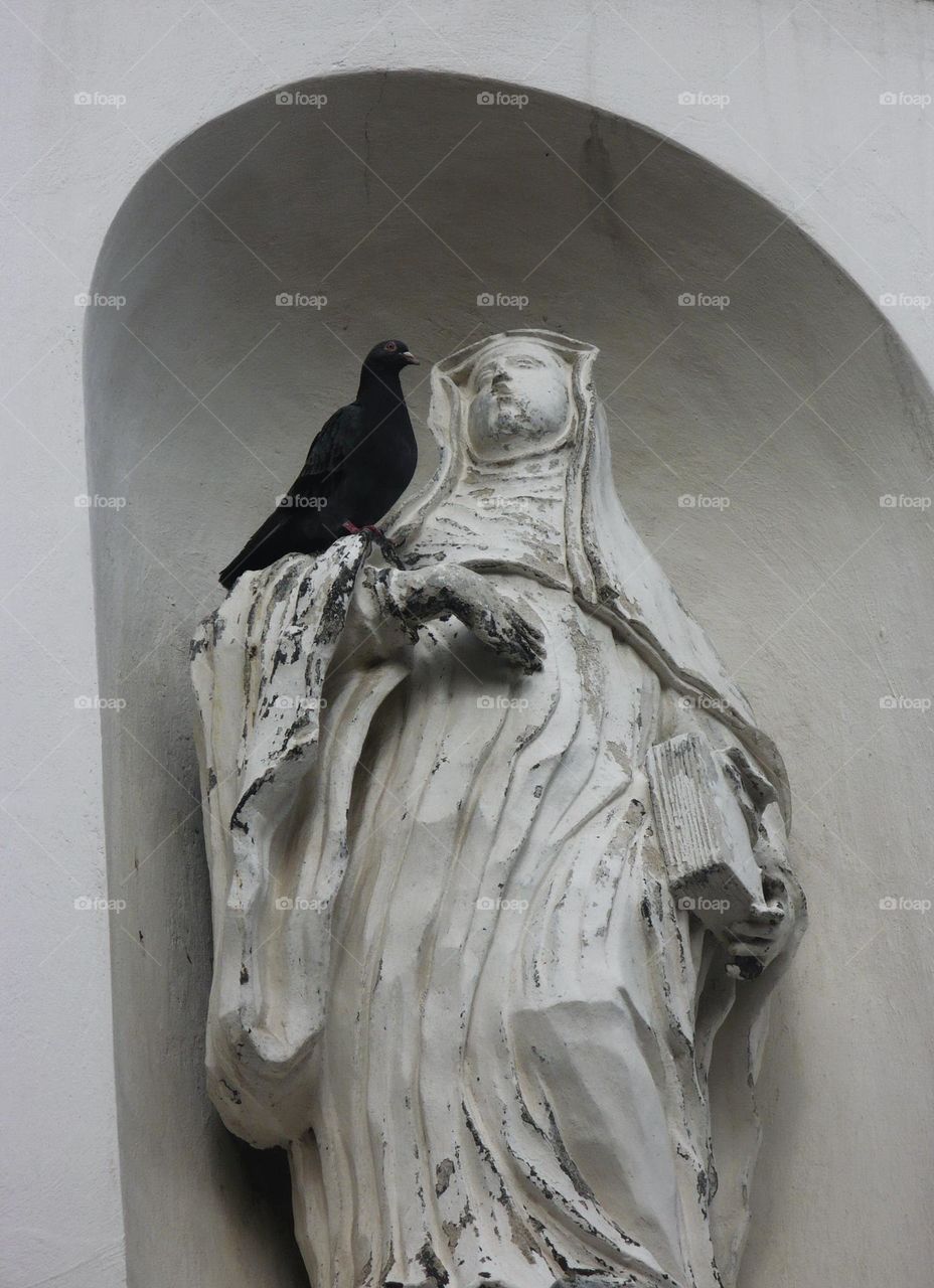 The Two: a Bird & a Sculpture