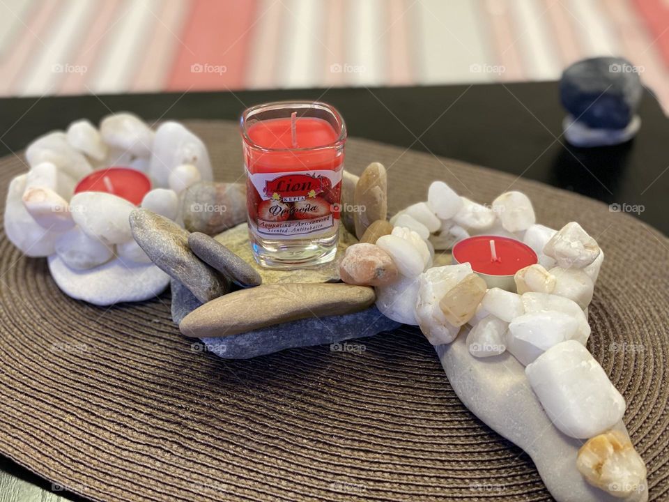 Candle-holder made by me.✌🏻