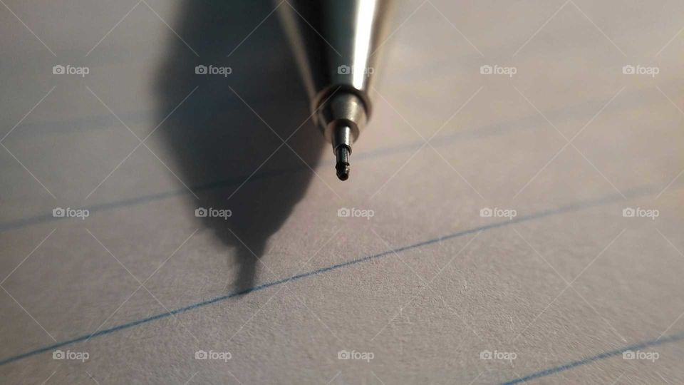 Pen Macro Lined Paper