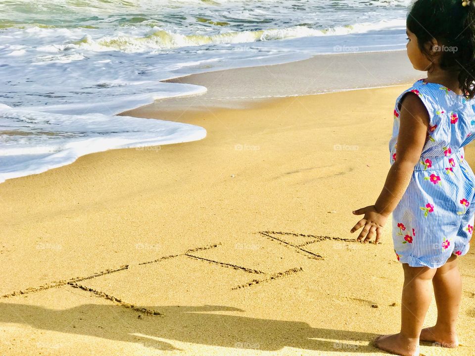 It’s a little girl’s favorite place and she looks out over the beach