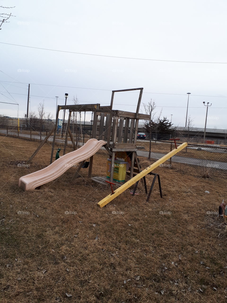 playground in the back