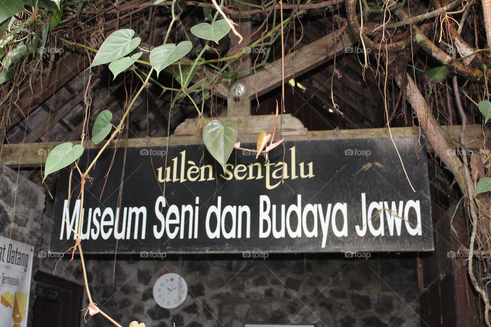 Museum art and Java cultures