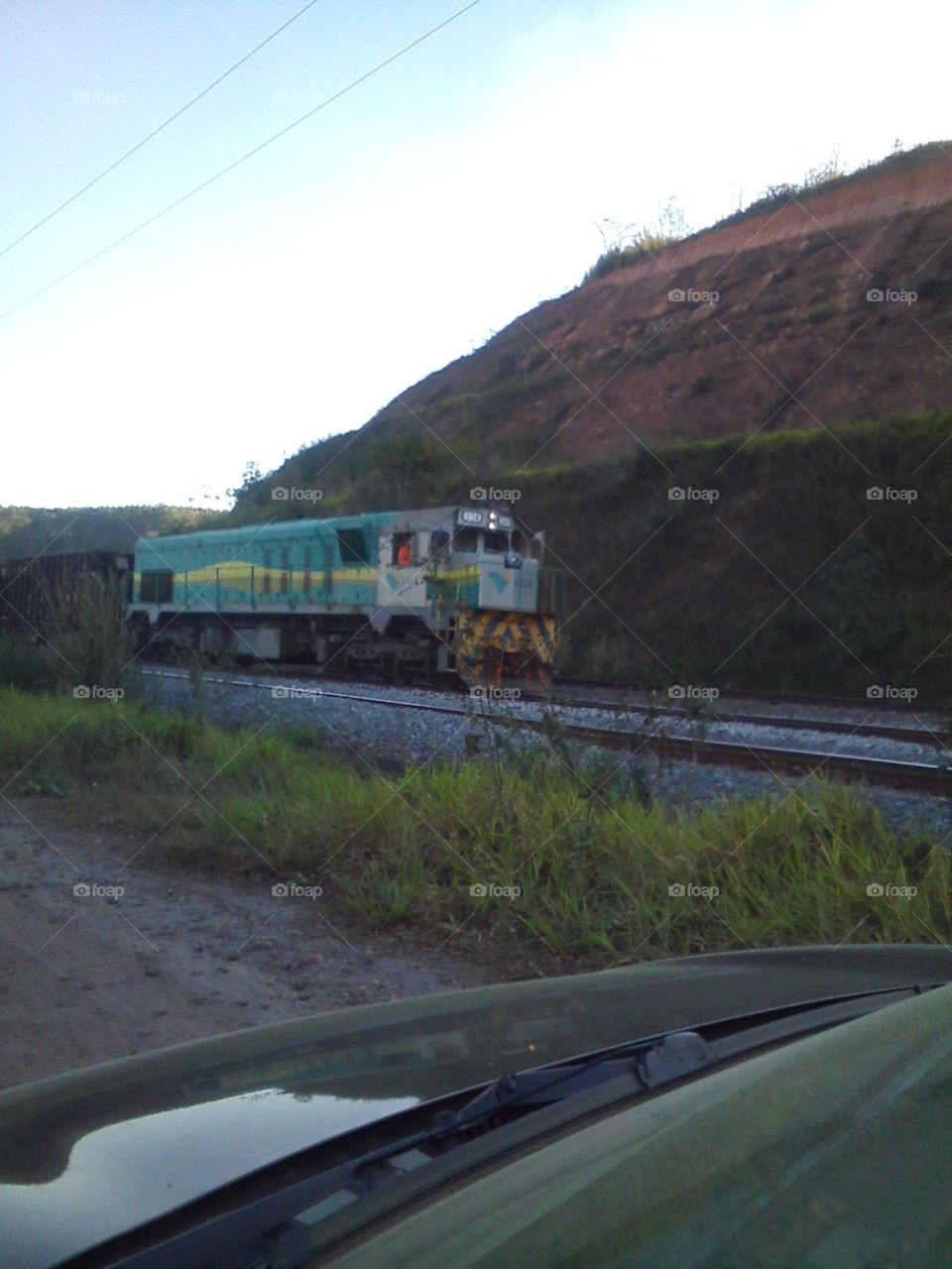 Estrada de ferro em Belo Oriente -MG