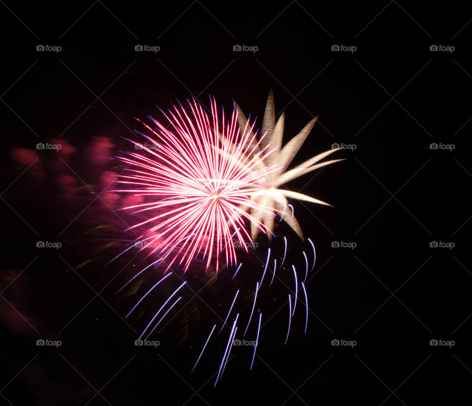 Fireworks. new year