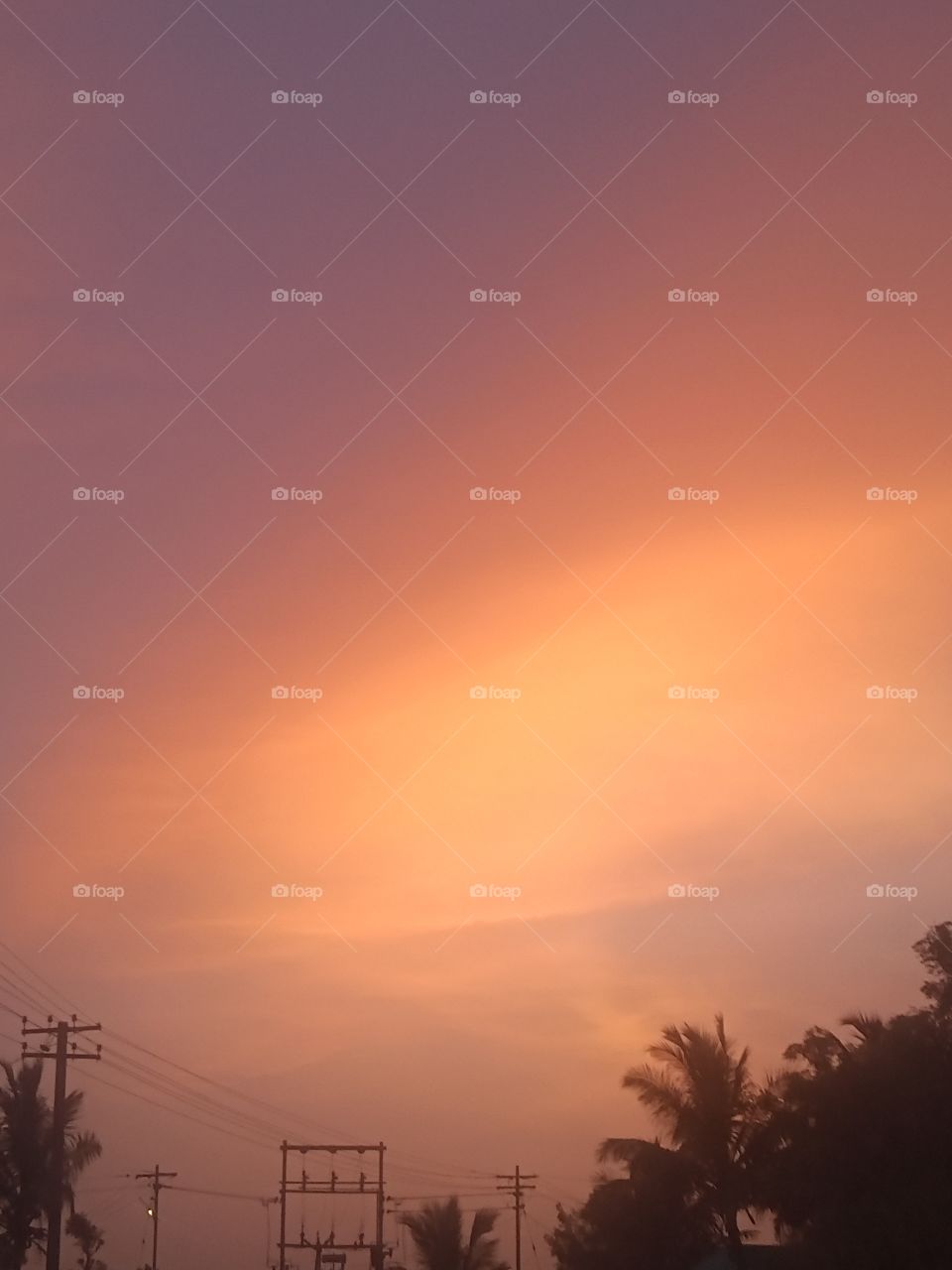 different colour sky