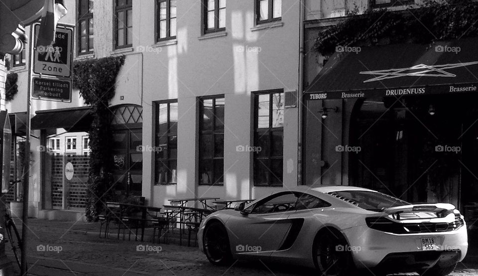 Captured this shot in an older part of Aarhus city. It's not my ride, however it's a beauty! :-)