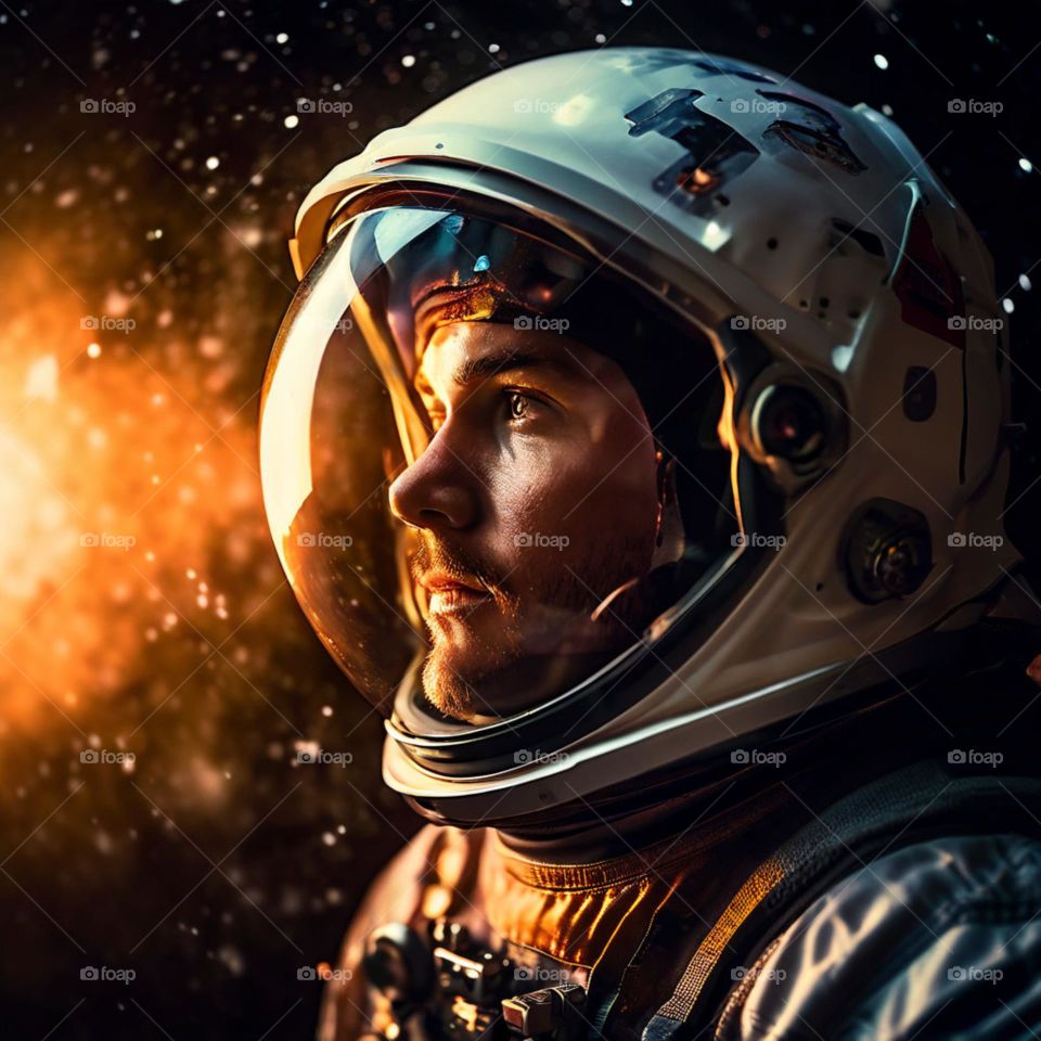Man in space