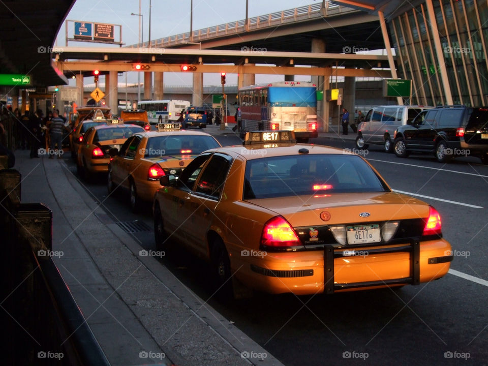 jfk airport usa taxi new york by henweb