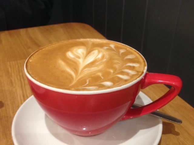 Latte coffee