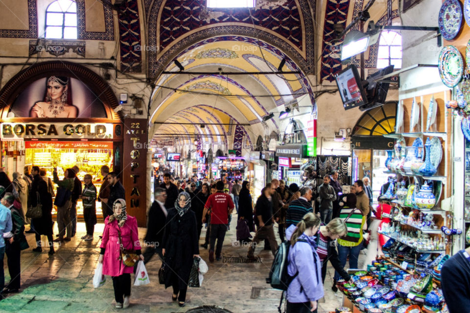 Shopping at the grand bazaar 