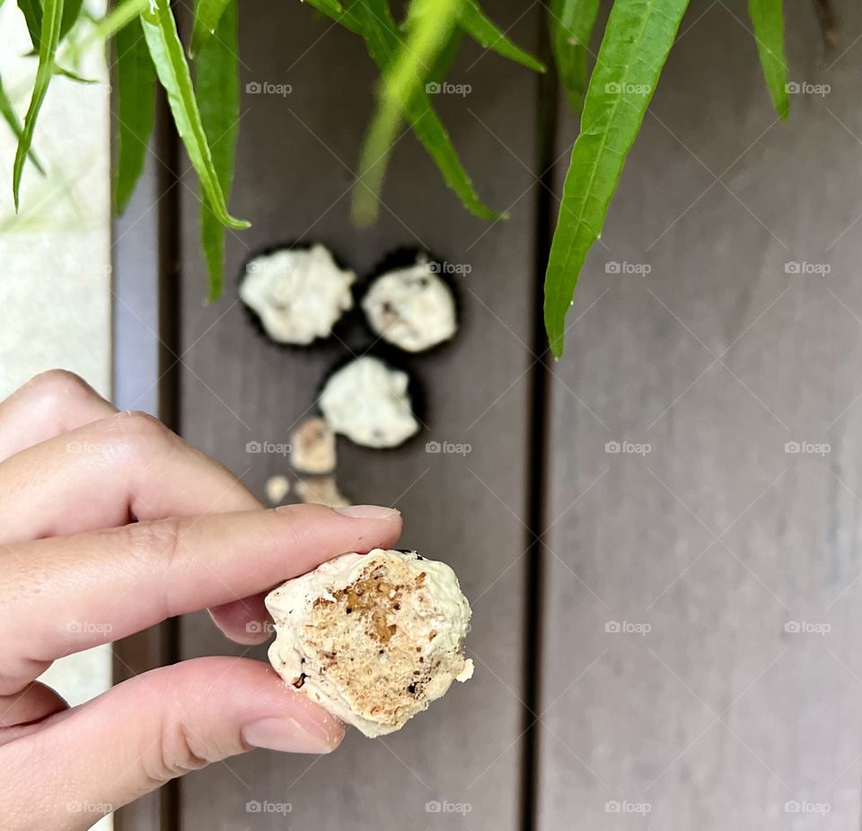 Homemade sea salt gula melaka chocolate chip cookies and white chocolate chip meringe cornflakes 