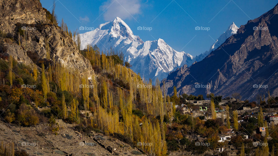 Hunza valley color