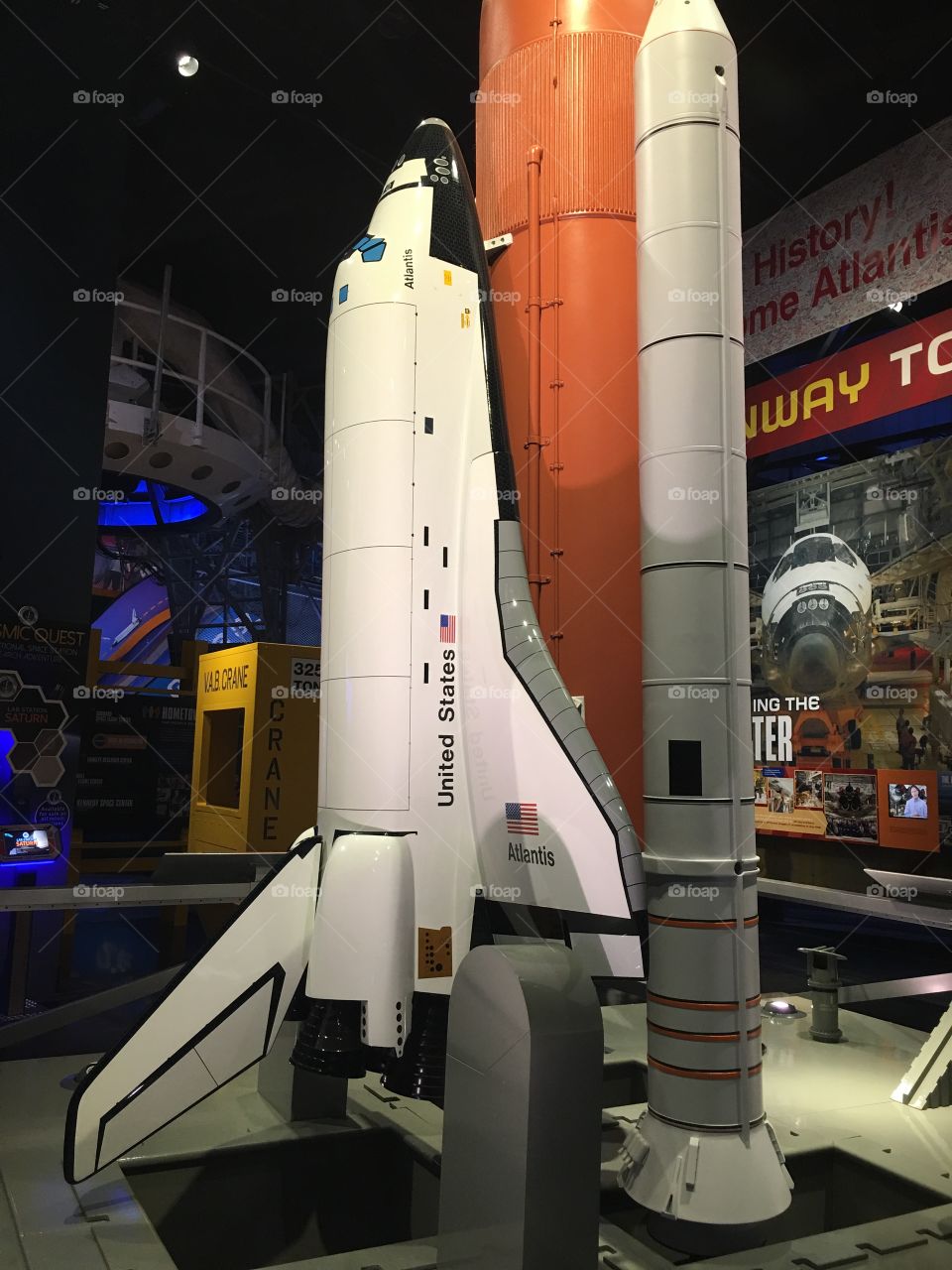 Space shuttle model