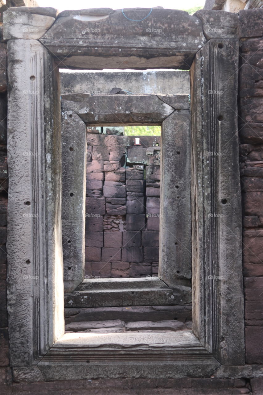 "Prasat Phimai" Stone Castle in Phimai District, Nakhonratchasima Province, Thailand