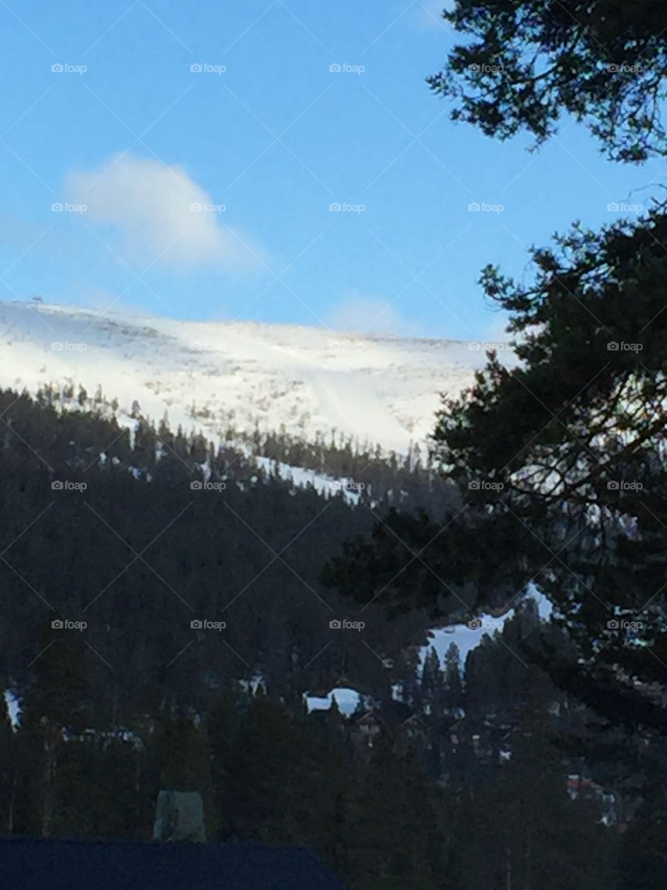 View from the house in Björnrike Sweden 