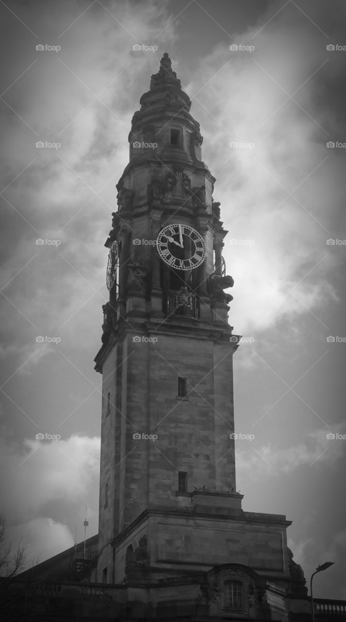 Cardiff clock tower
