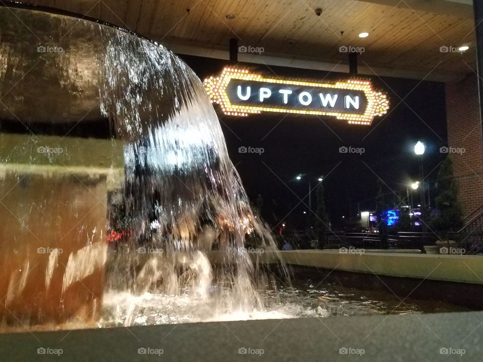 uptown waterfall