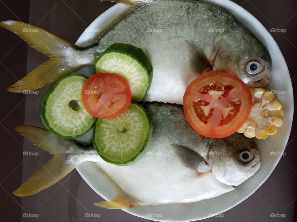 fresh fish ready to cook