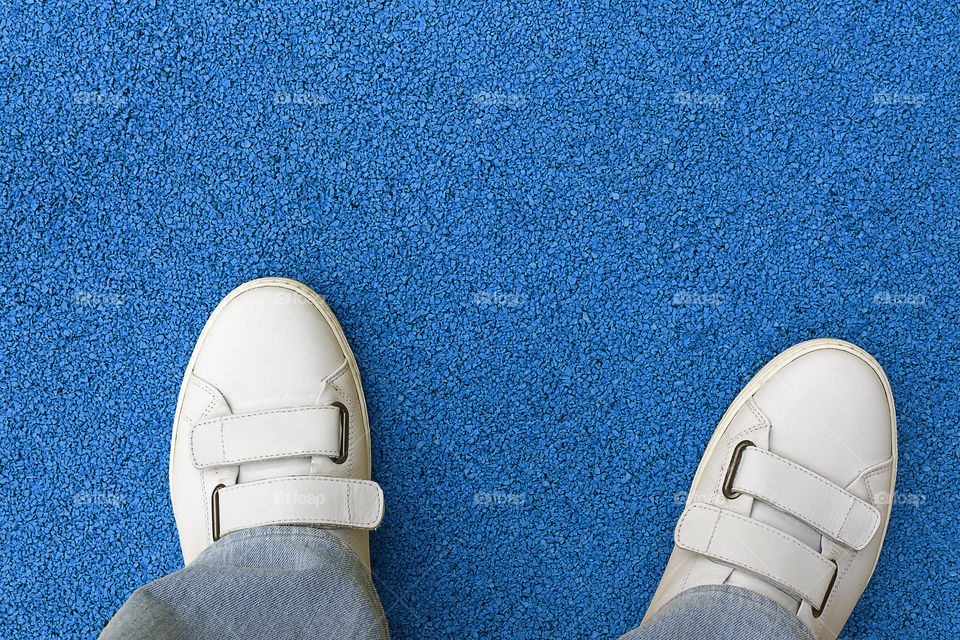 From where I stand ... blue