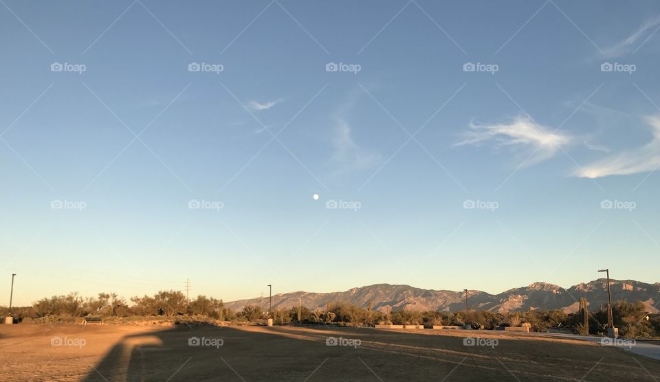 Arizona desert and sky