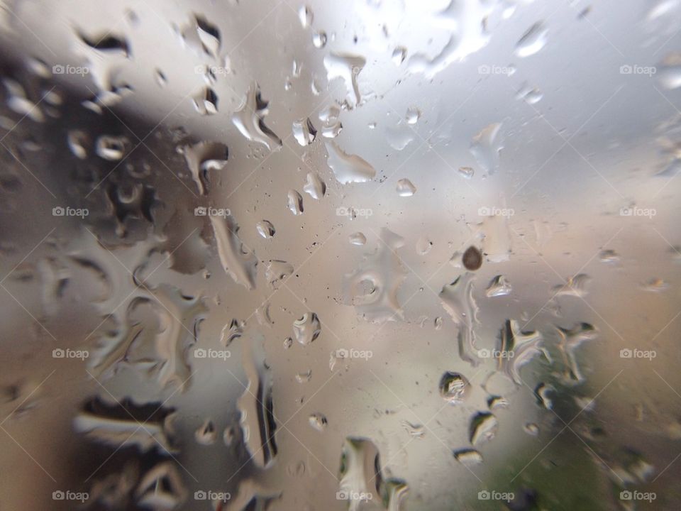 Raindrops on the window