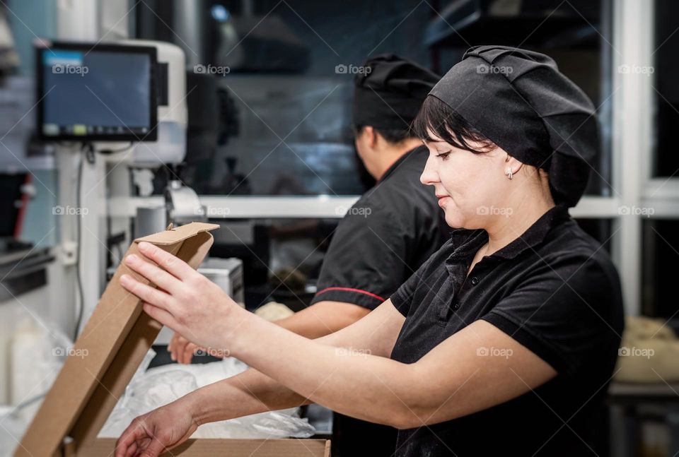 kitchen at restaurant