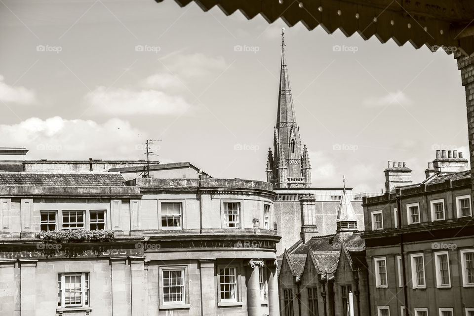 view to the city of Bath