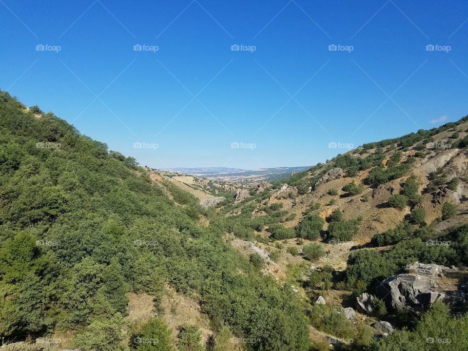 in the mountains outside ankara turkey