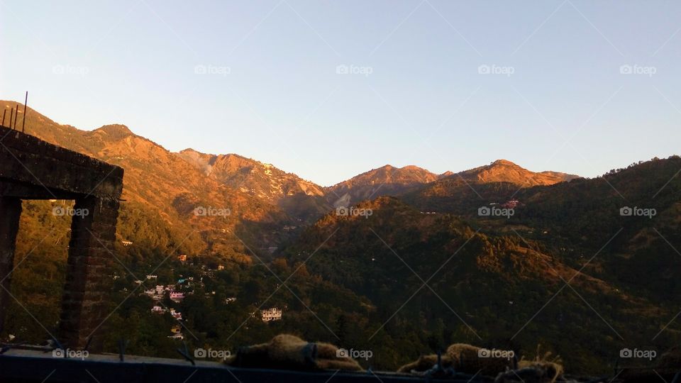 mountain view in Nainital