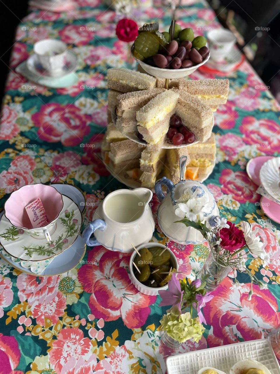 Tea Party Table Scene