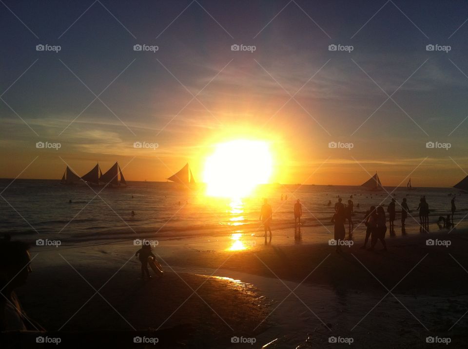 Boracay Beach Sunset