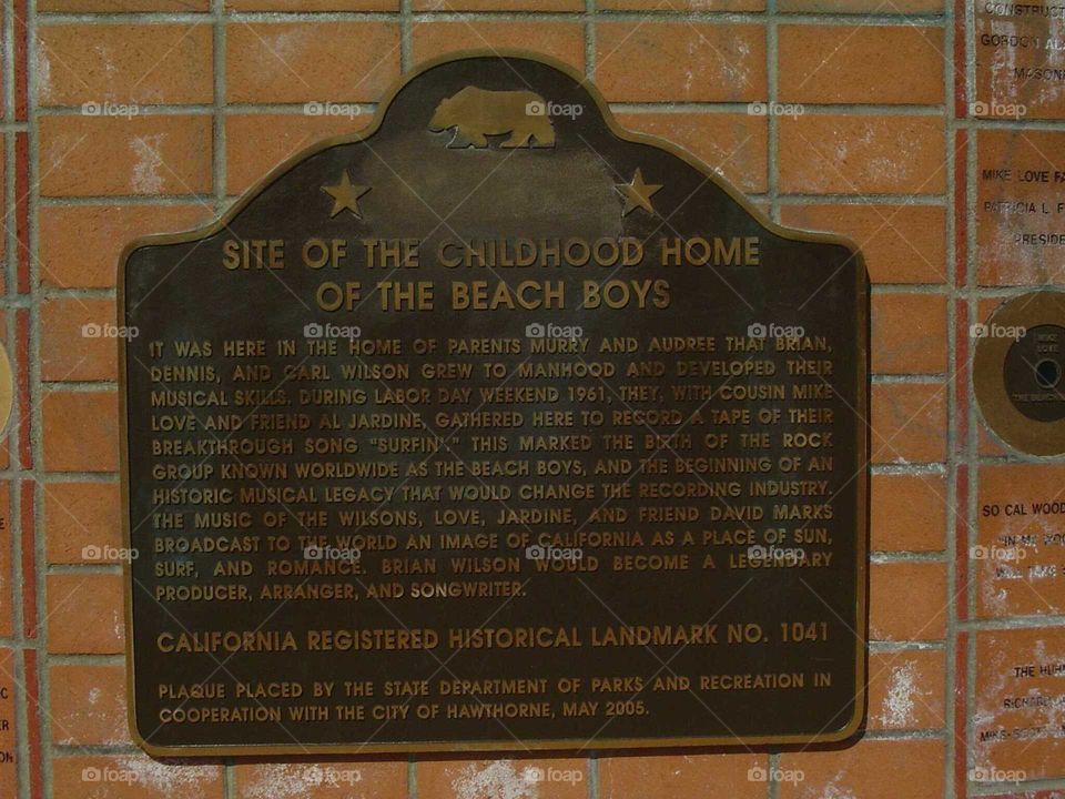 Site of the Childhood Home of the Beach Boys