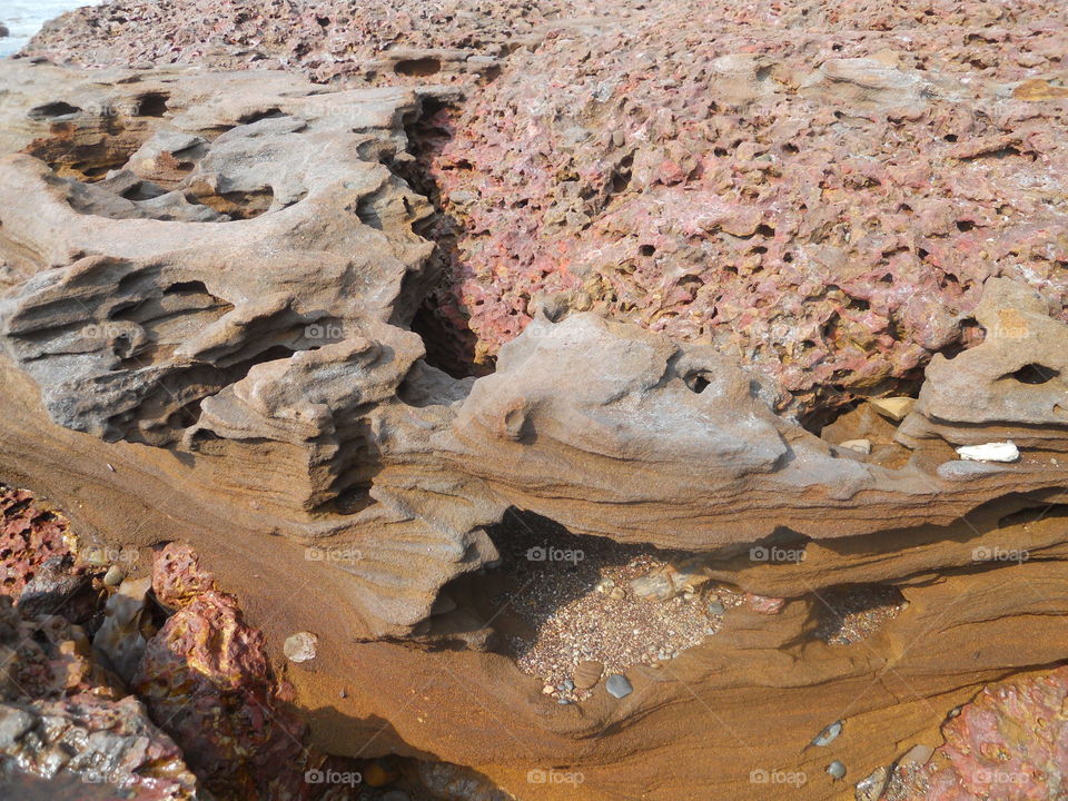 Weathered Rocks Close-up