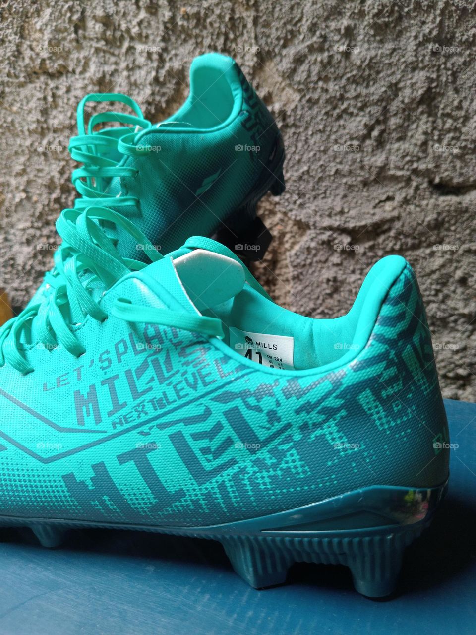 These are my soccer shoes, where are yours?