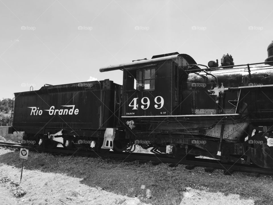 B&W Train