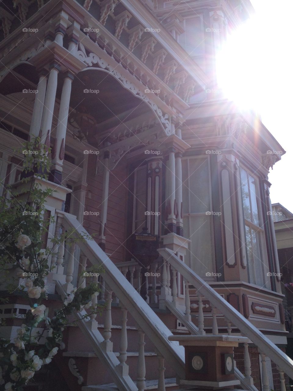 Victorian home in historic Savannah district