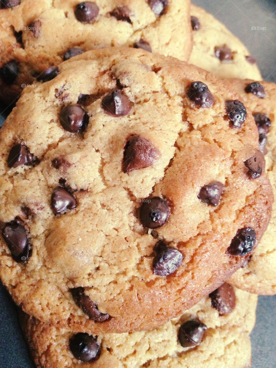 Chocolate chip cookies. Chocolate chip cookie is my favorite