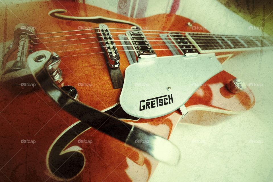 Guitar. Retro