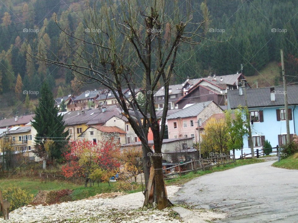 a little mountain village