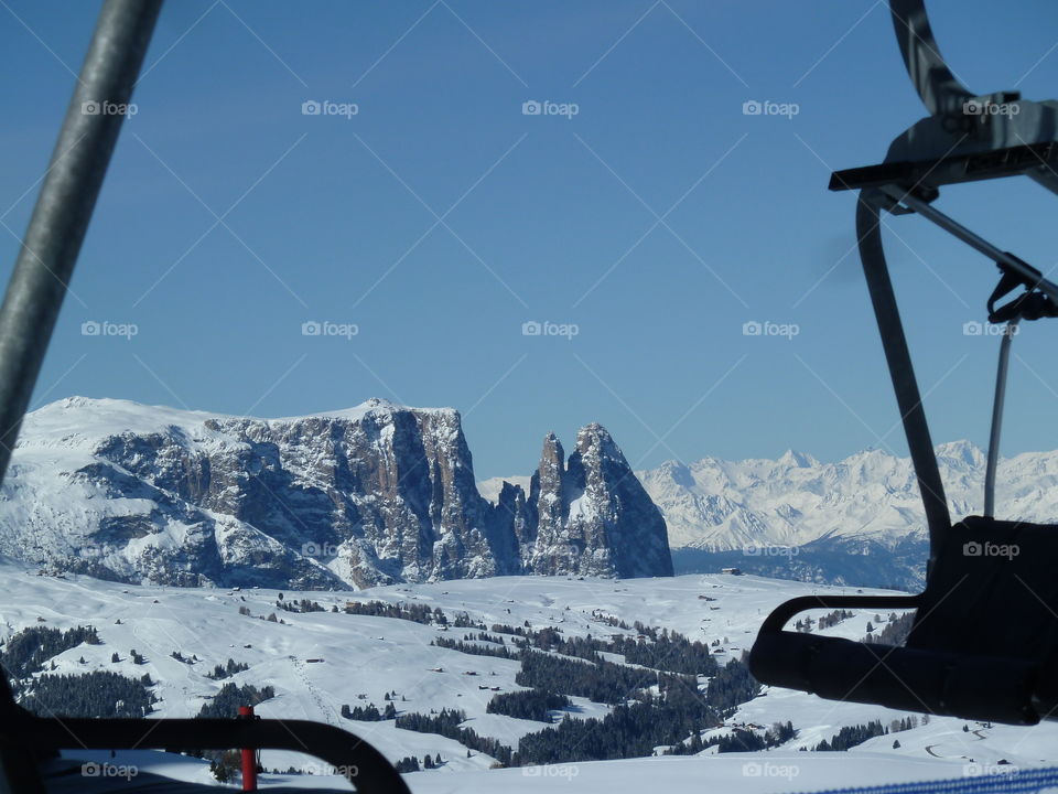 Italian Dolomites view