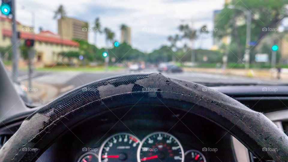 Blurry behind the wheel