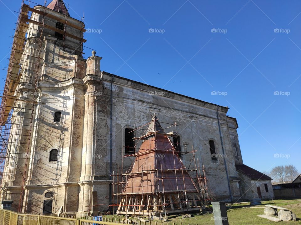 Old Catholic church of Holy Trinity Kukujevci Serbia