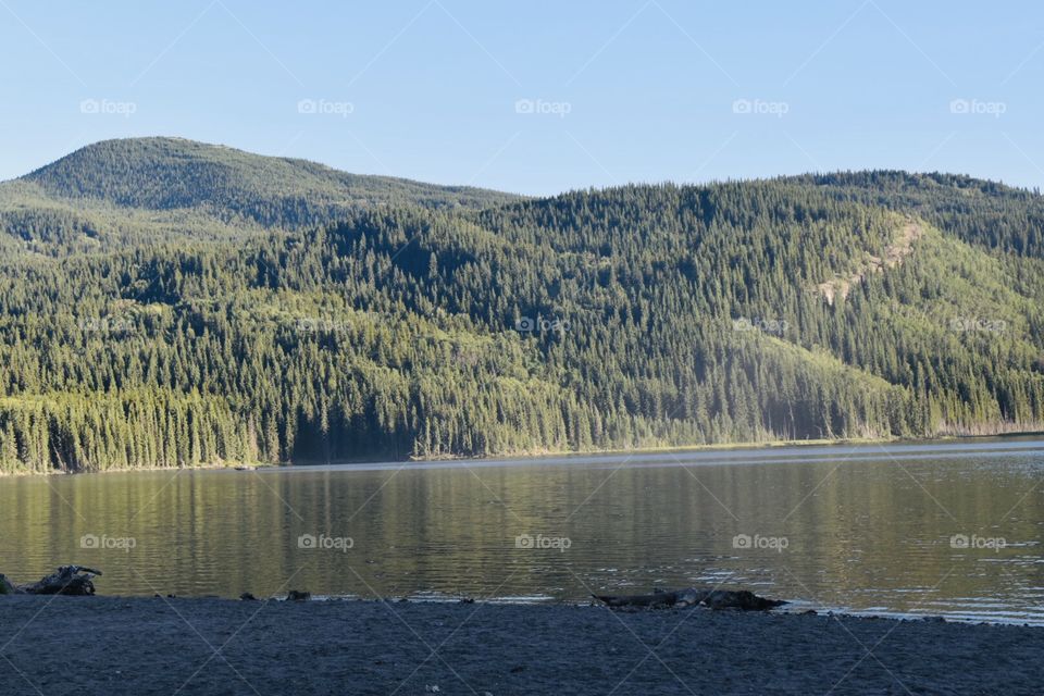 View at Grande Cache Lake 