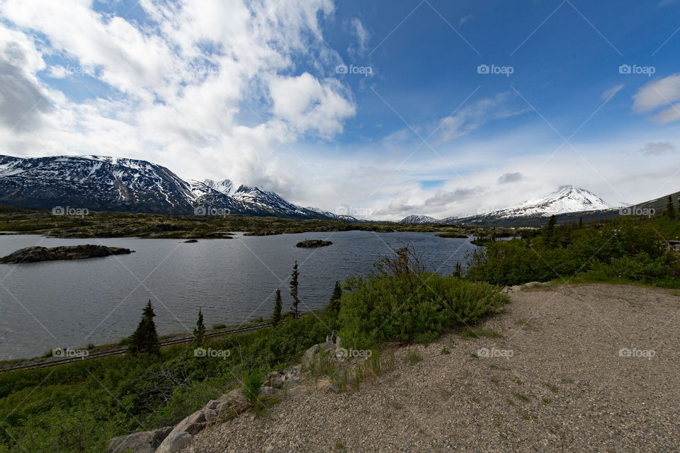 Canada Yukon Lake