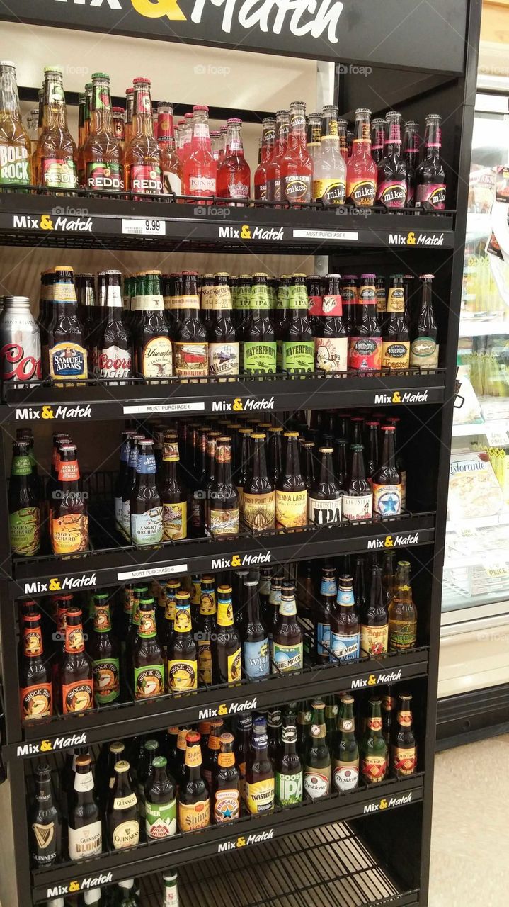 Beer selection