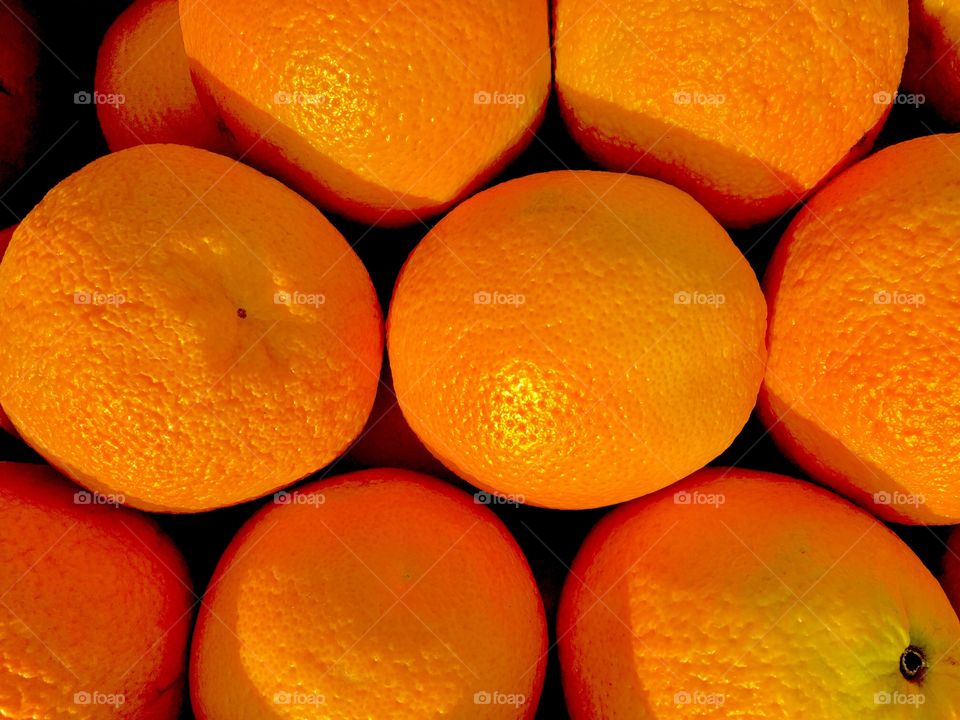 Box of oranges