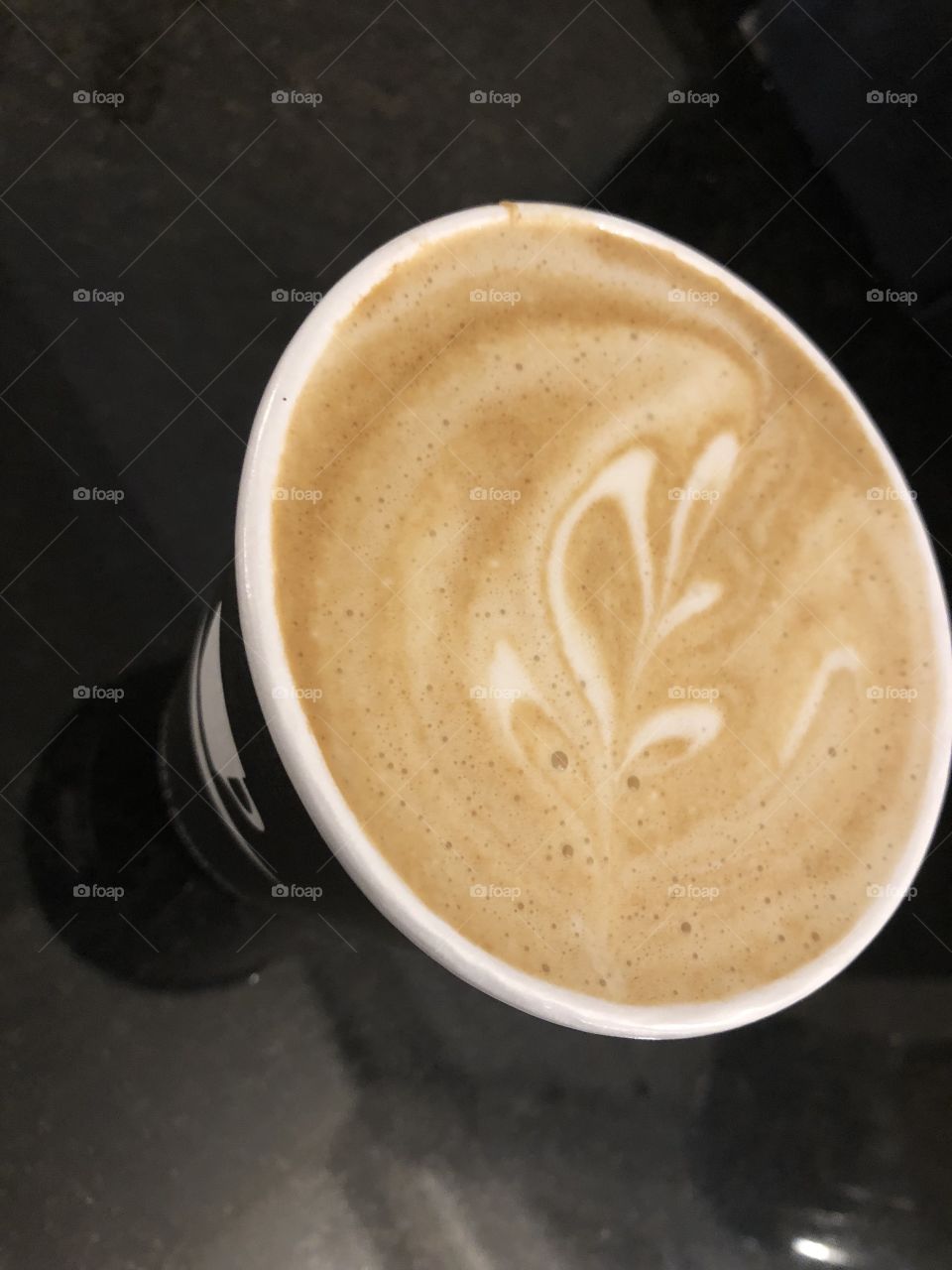 Oat milk latte